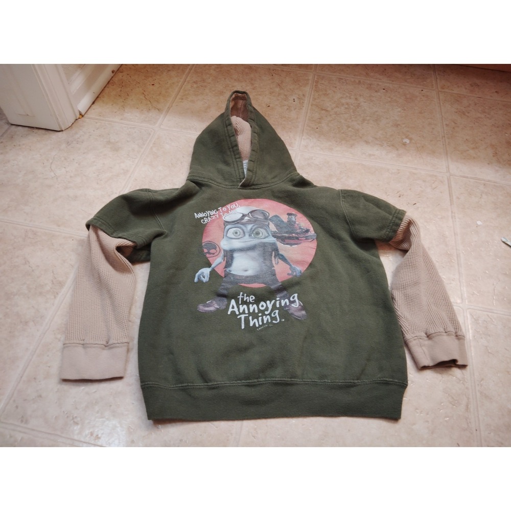 Vintage Y2K The Annoying Thing Sweatshirt Kids Size 7 Rare HTF